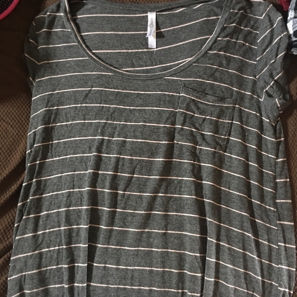 cute gray with light pink stripes